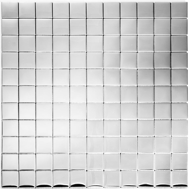 Glomesh Silver Mirror Mosaic Tile